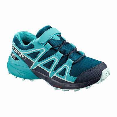 Gyerek Salomon SPEEDCROSS CLIMASALOMON™ WATERPROOF Terepfutó Cipő SA9145372 Kék